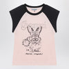 GANNI Pink T-shirt with logo print