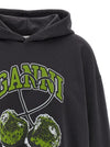 Ganni Basic Jersey Cherry Hoodie