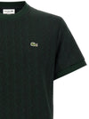 Lacoste T-shirt In Jacquard Monogram
