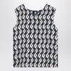 MAX MARA TIMELESS Reversible blue sleeveless top