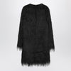 Loulou Studio Black Tina fringed dress