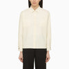 Max Mara Ivory wool-blend shirt