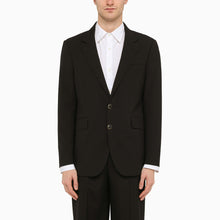  PT Torino Black single-breasted jacket in wool blend