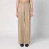 TheLatest Wide sand-coloured Axel trousers