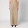 TheLatest Wide sand-coloured Axel trousers