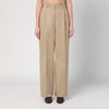 TheLatest Wide sand-coloured Axel trousers
