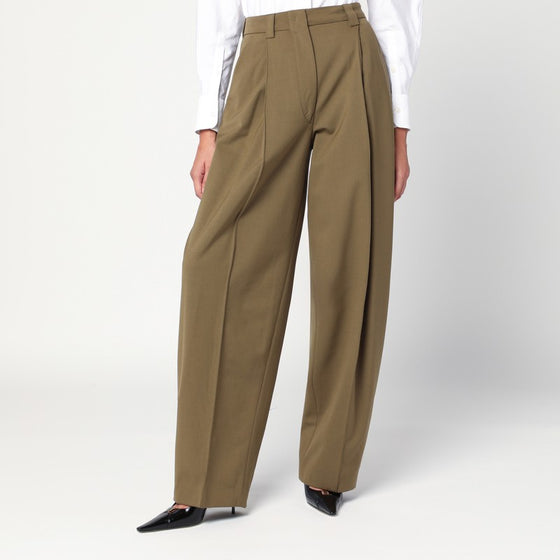 TheLatest Taupe wool blend trousers