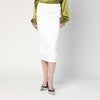 TheLatest White cotton midi skirt