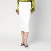 TheLatest White cotton midi skirt
