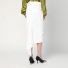 TheLatest White cotton midi skirt