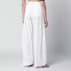 TheLatest Axel pleated wide-leg cotton trousers in white
