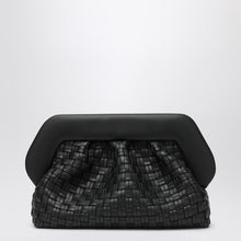  THEMOIRè Black woven Bios clutch bag