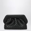THEMOIRè Black woven Bios clutch bag