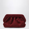 THEMOIRè Medium Bios clutch plum suede effect
