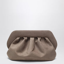  THEMOIRè Medium Bios clutch colour mud suede effect