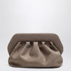 THEMOIRè Medium Bios clutch colour mud suede effect