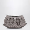 THEMOIRè Woven silver clutch