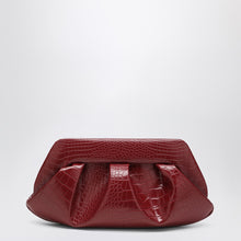  THEMOIRè Emera clutch plum crocodile effect