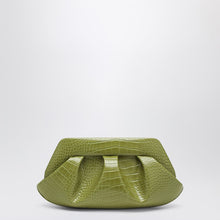  THEMOIRè Emera clutch kiwi crocodile effect