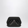 THEMOIRè Black satin Gea clutch bag