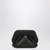 THEMOIRè Black satin Gea clutch bag
