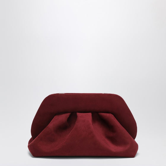 THEMOIRè Tia clutch plum suede effect