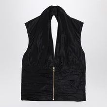  Patou Black zipped waistcoat
