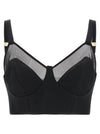 Elisabetta Franchi Cool Wool And Tulle Top