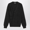 LEMAIRE Charcoal grey wool-blend cardigan