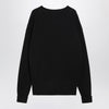 LEMAIRE Black ribbed wool sweater
