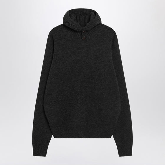 LEMAIRE Brown hooded sweater