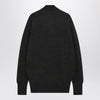LEMAIRE Brown alpaca wrap cardigan