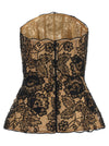 Elie Saab Guipure Lace Corset