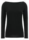 Elie Saab Black Wool Off-the-shoulder Top