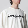 Gallery Dept. Cream long-sleeve T-shirt with French logo
