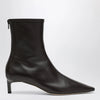 DEAR FRANCES Black Topo Boots in Nappa Leather