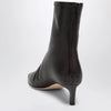DEAR FRANCES Black Topo Boots in Nappa Leather