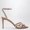 Aquazzura Tequila Sandal crystal nappa sandals in Daisy yellow