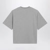 The Frankie Shop Grey melange Hugo T-shirt with padded shoulders