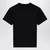 Tekla Black cotton crew-neck T-shirt