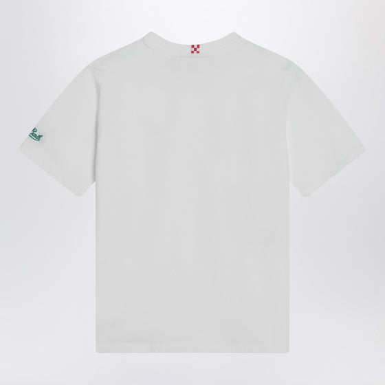 MC2 Saint Barth White T-shirt with Snoopy tennis print