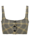Marni Top Cropped Check