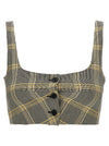 Marni Top Cropped Check