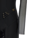 Elisabetta Franchi Jersey And Tulle Jumpsuit