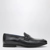 Sturlini Savio navy blue leather loafers