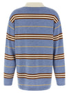 Guest In Residence Striped Rugby Polo Shirt