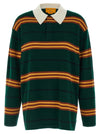 Guest In Residence Striped Rugby Polo Shirt