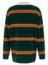 Guest In Residence Striped Rugby Polo Shirt