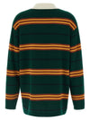 Guest In Residence Striped Rugby Polo Shirt