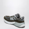 New Balance Low Made in USA 990v6 olive green trainer